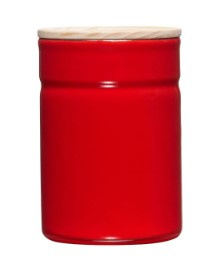 Voorraadbus middel - tomaat rood - Ø 8 x h 12 cm