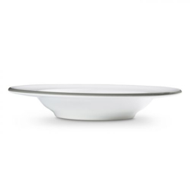 Dinerset voor twee - Rand - grijs - cadeauverpakking
