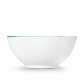 Kom - Rand - groen - 20 cm