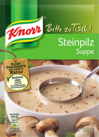 Steinpilz Suppe - Knorr Bitte zu Tisch