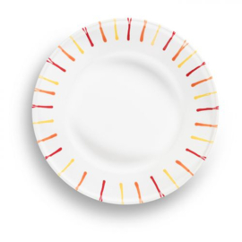 Diepe schaal - Geflammt - Landlust - 32 cm