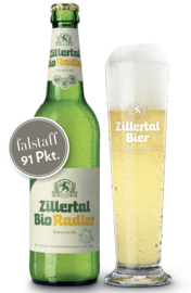 Zillertaler Bier - Radler naturtrüb bio - 0,33 liter