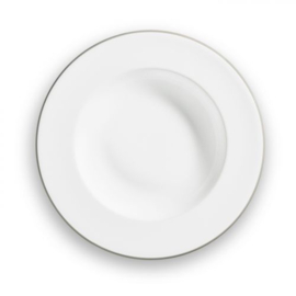 Dinerset voor twee - Rand - grijs - cadeauverpakking
