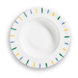 Soepbord - Buntgeflammt - 24 cm
