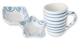 Diner voor twee set - Geflammt blauw cadeauverpakking