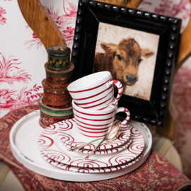 Dinerset voor twee - Geflammt - rood - cadeauverpakking