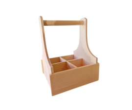 Männerhandtasche - voor 4  bierflesjes