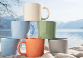 Salzkammergut koffiebeker - 0,25 l lichtgrijs mat
