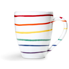 Koffiebeker Max - Geflammt - Regenbogen - 0,3 liter