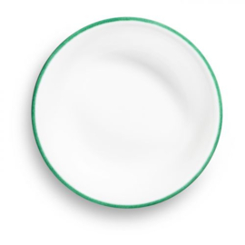 Mueslischaal klein - Rand - groen - 14 cm