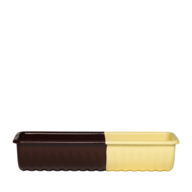 Bakvorm - choco & vanille - 30 x 10 cm - 1,1 liter