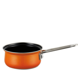 Steelpan laag - Koraalrood - 16 cm - 1,0 liter