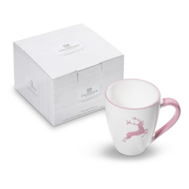 Koffiebeker Max - Hert roze - 0,3 liter - cadeauverpakking