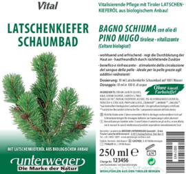 Unterweger Latschenkiefer schuimbad - 250 ml