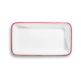 Ovenschaal rechthoek - Hert bordeauxrood - 30 x 16,5 cm