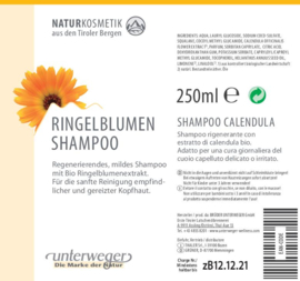 Unterweger Goudsbloem shampoo - 250 ml