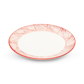 Dinnerbord - Namibie rood - 25 cm