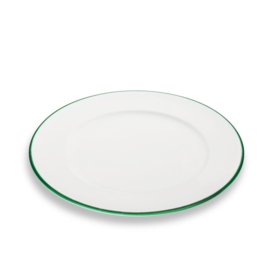 Dinerbord - Rand - groen - 29 cm