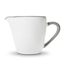 Melkkannetje recht - Rand - grijs - 0,2 liter