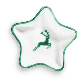 Schaaltje ster Stella - Hert groen - 14 cm
