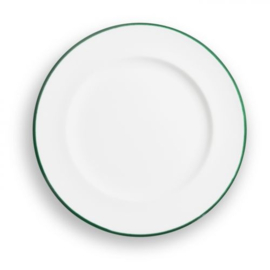 Dessertbord - Rand - groen - 22 cm