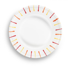 Diepe schaal - Geflammt - Landlust - 28 cm