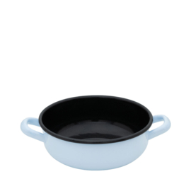 Braadpan rond - blauw / antraciet - 18 cm - 1,5 liter