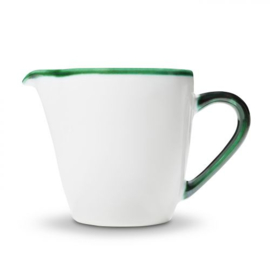 Melkkannetje recht - Rand - groen - 0,2 liter