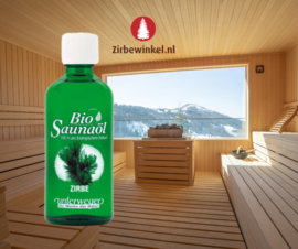 Unterweger sauna olie - bio Zirbe 100 ml