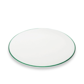 Dinerbord - Rand - groen - 28 cm