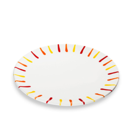 Dinerbord - Geflammt - Landlust - 28 cm