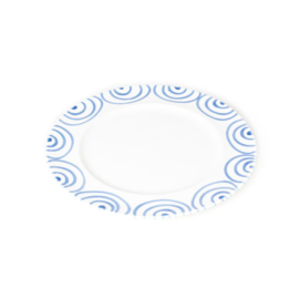 Dinerbord - Geflammt - blauw - 29 cm