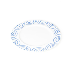Dinerbord - Geflammt - blauw - 27 cm