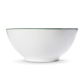 Kom - Rand - groen - 23 cm