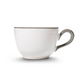 Koffiekopje - Rand - grijs - 0,19 liter