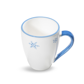 Koffiebeker Max - Sneeuwkristal - blauw - 0,3 l - cadeauverpakking