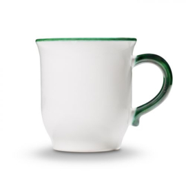 Chocoladebeker - Rand - groen - 0,3 liter