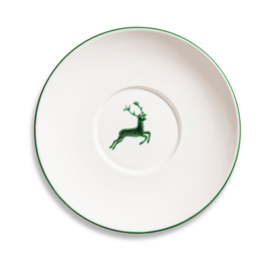 Schoteltje voor theebeker Maxima - Hert groen - 18 cm