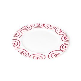 Dinerbord - Geflammt - rood - 29 cm