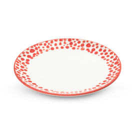 Dinnerbord - Etosha rood - 25 cm