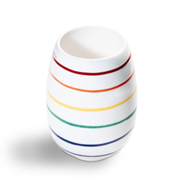 Vaas - Geflammt - Regenbogen - 15 cm