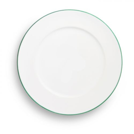 Dinerbord - Rand - groen - 29 cm