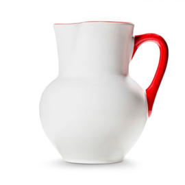Waterkan bol - Rand - robijnrood - 1,5 liter