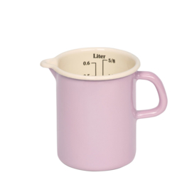 Maatbeker - roze - 9 cm - 0,5 liter