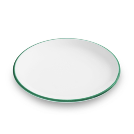 Dessertbord - Rand - groen - 20 cm