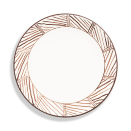 Schoteltje voor koffiekopje - Namibie bruin - 15 cm