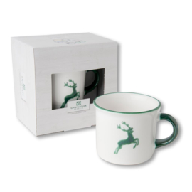 Koffiebeker - Hert - groen - 0,24 l - cadeauverpakking