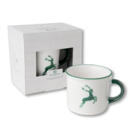 Koffiebeker - Hert groen - 0,24 liter - cadeauverpakking