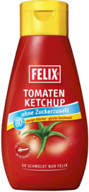 Felix tomatenketchup - zonder toegevoegde suikers 435 gram
