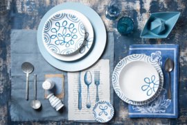 Diner voor twee set - Geflammt blauw cadeauverpakking